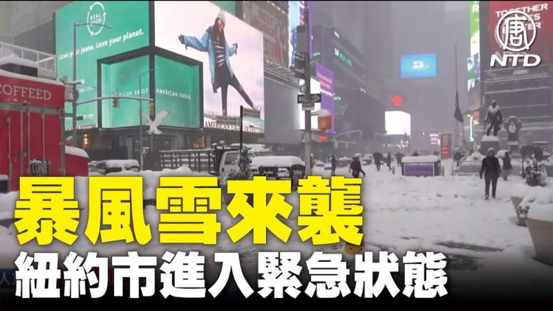 【现场直击】暴风雪来袭 纽约市进入紧急状态 
