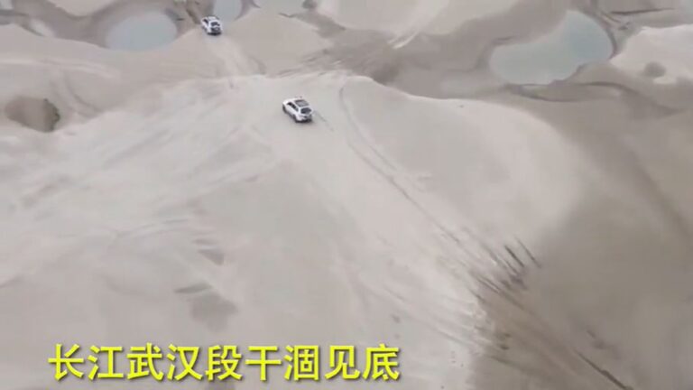 長江乾涸江底跑汽車 王維洛：三峽大壩的遺禍