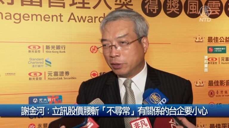 謝金河：立訊股價腰斬不尋常 有關係台企要小心