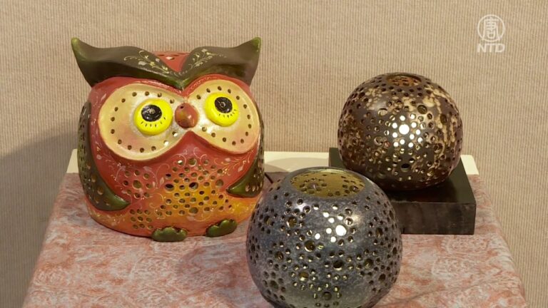 彰化縣陶藝學會聯展 柴燒藝術鞋款吸睛