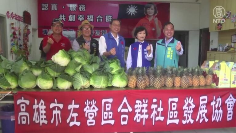 台灣高雄里長採購鳳梨 高麗菜助農民