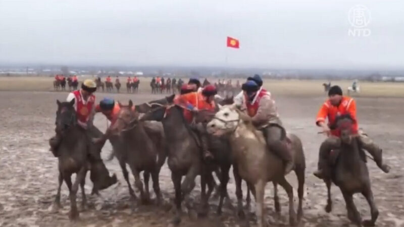 「馬背叼羊」 中亞遊牧民族彪悍傳統比賽