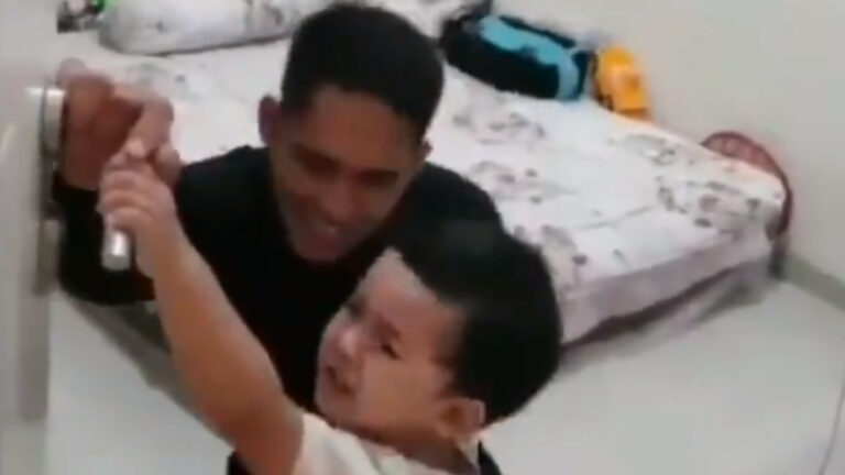 預感成真？ 印尼潛艦遇難士兵返崗前 幼子哭鬧阻出門