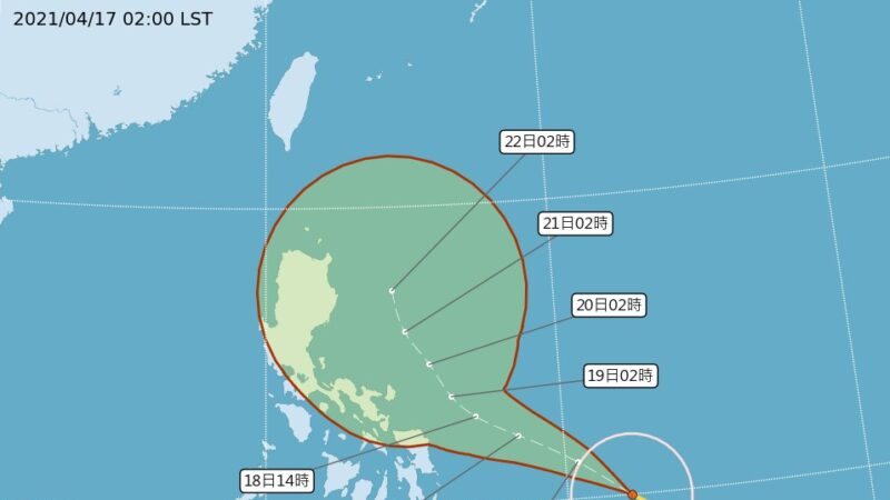 舒力基18日轉強颱 氣象局：對中南部天氣改變不大