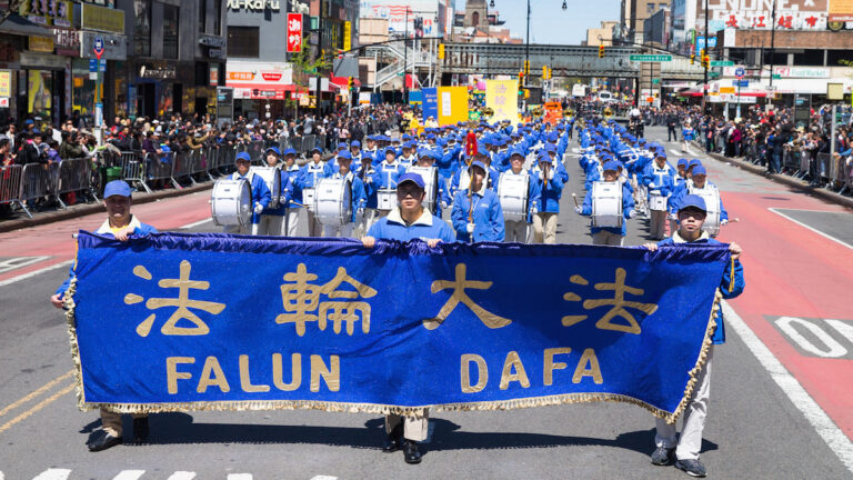 「四·二五」23周年 各地法輪功學員遊行集會