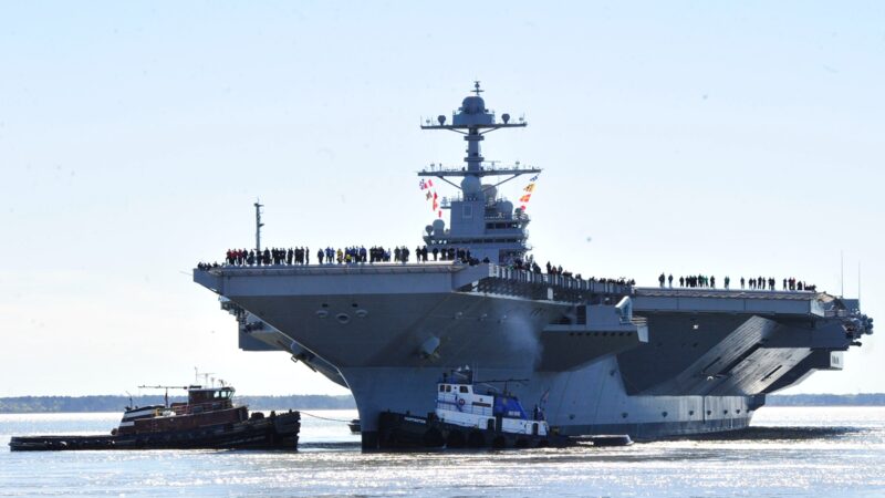 美军10万吨航母战力曝光 陆媒叹：不服行吗？