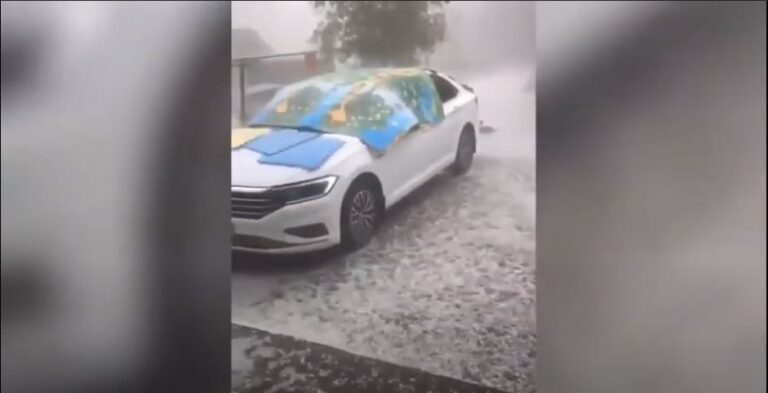 中國南方氣候異常 多地陽春時節遇冰雹襲擊（視頻）