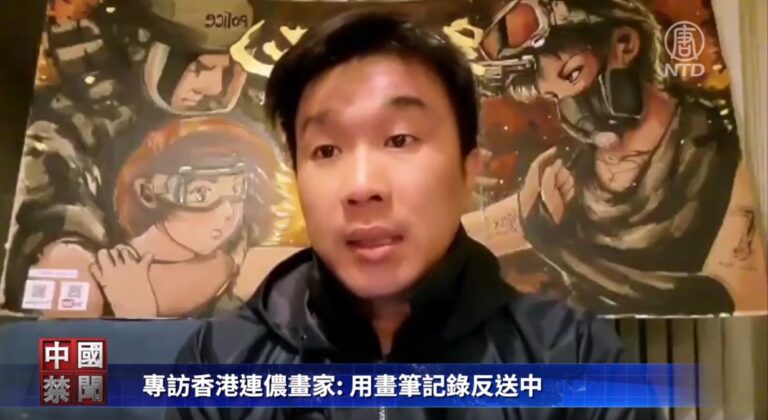 【禁聞】專訪香港連儂畫家: 用畫筆記錄反送中