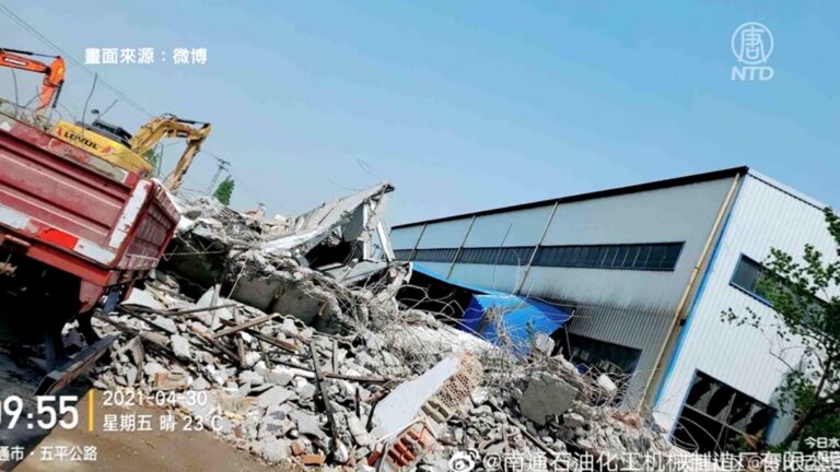 南通建高鐵新城 非法強拆及洗劫工廠