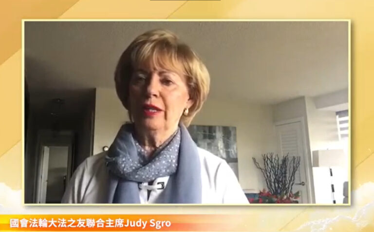 國會議員，國會法輪大法之友聯合主席Judy Sgro恭賀5.13「世界法輪大法日」