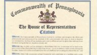 5.13世界法轮大法日 美国宾州众议院颁褒奖状