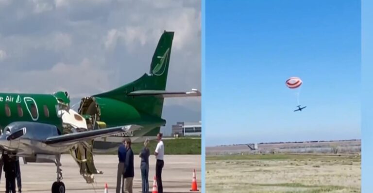 美兩架小飛機空中猛烈相撞 奇蹟降落無人傷(視頻)