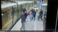 爱尔兰少女遭冲撞惨摔月台 恐怖画面曝光