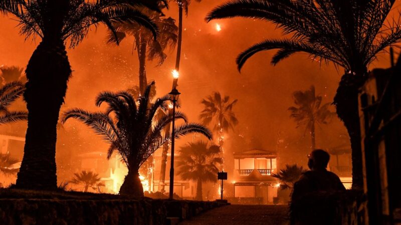 希腊雅典大火烧毁逾半森林 恐酿生态浩劫