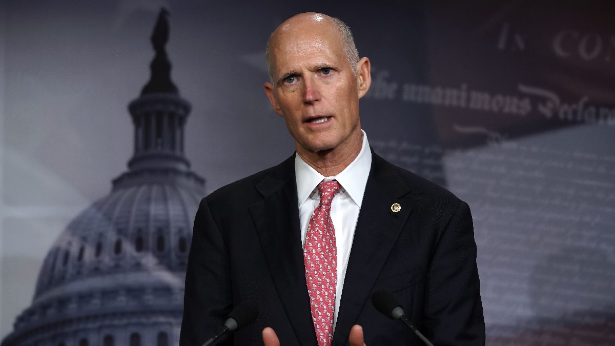 美國佛州聯邦參議員里克‧斯科特(Rick Scott)。(Alex Wong/Getty Images)