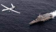 【禁聞】美國海軍無人機群演練 向中共釋訊號