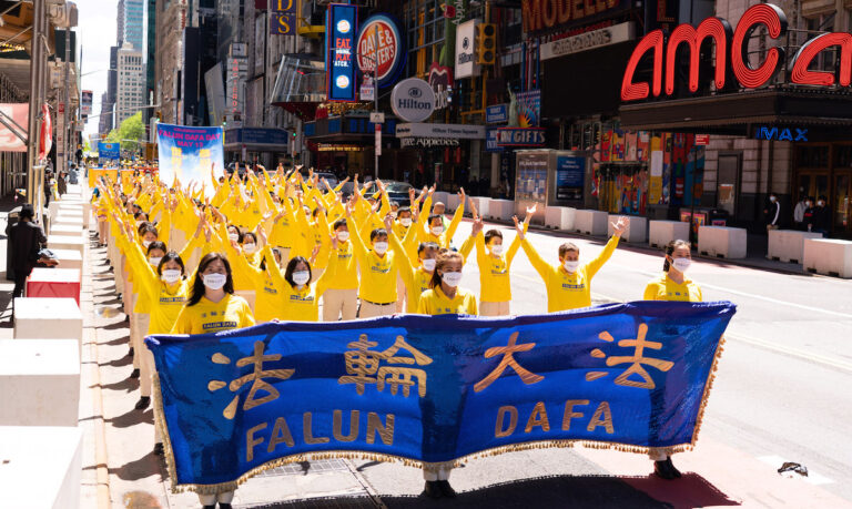 【組圖】513世界法輪大法日 紐約舉行盛大遊行