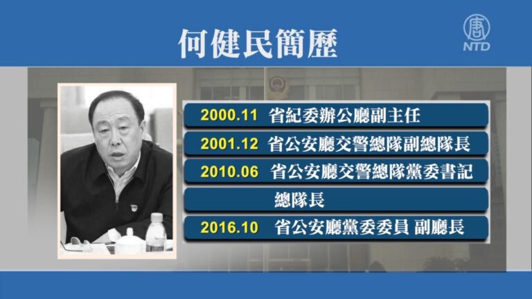 【落馬官員】黑龍江政法委副書記何健民被查 曾參與迫害法輪功