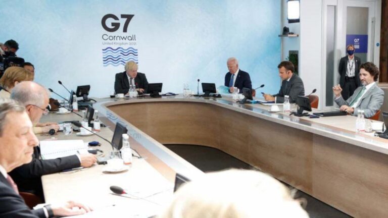 G7公報猛踩中共紅線 再提台海安全及病毒溯源