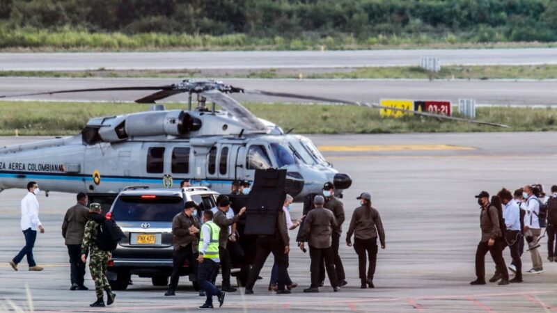 哥倫比亞總統座機遭襲擊 所幸無人傷