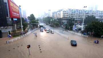 廣東省特大暴雨 汽車泡水 8市停課（視頻）