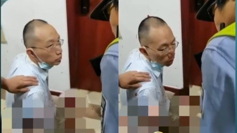 現場慘烈 復旦教師將院黨委書記割喉