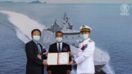 超强防空火力 台海軍接收首艘高效能戰艦