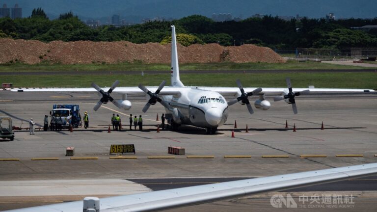 又一架美國飛機降落台灣 5天內第二次