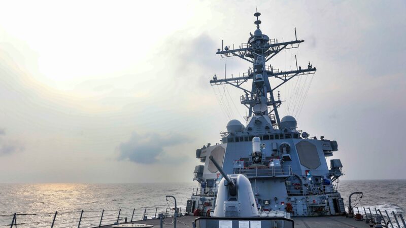 开放印太承诺 美国军舰今年第7次通过台湾海峡
