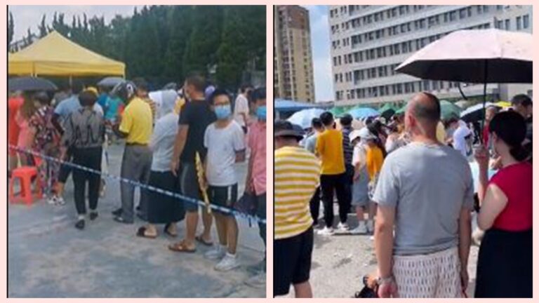 南京機場染疫人數激增 所有人穿隔離服上崗