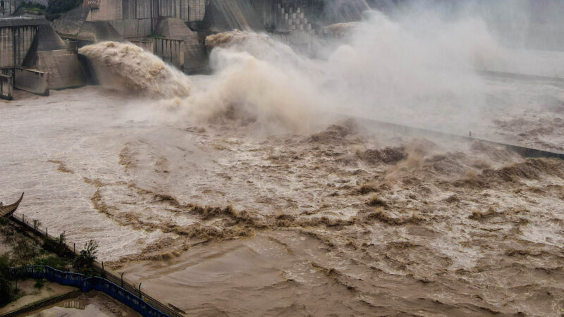 水庫持續洩洪 河南浚縣多地告急