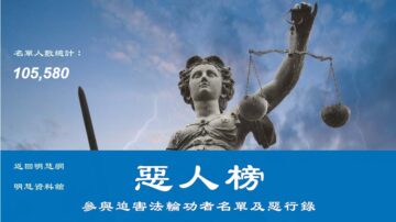 中共迫害法轮功者新名单递交37国 恶人面临制裁