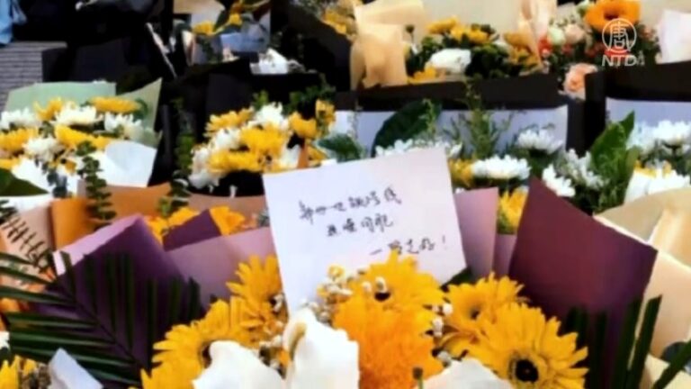 鄭州地鐵罹難者頭七 民眾悼念 官方阻擋