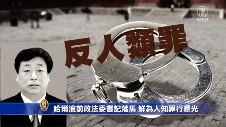 哈爾濱前政法委書記落馬 鮮為人知罪行曝光