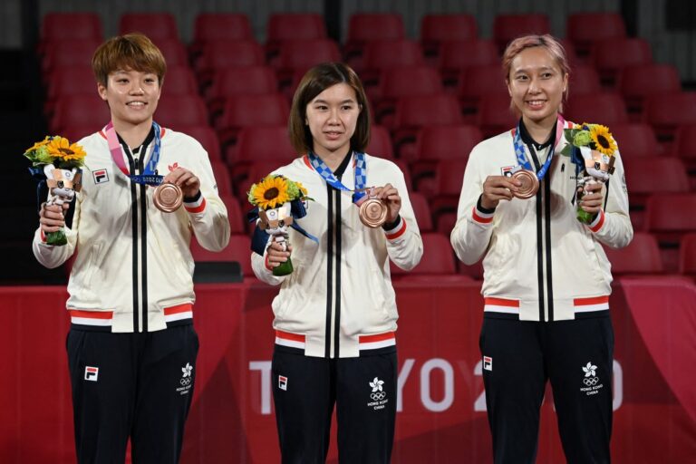 香港隊女乒團勇奪銅牌 3:1擊敗德國