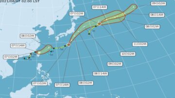 雙颱擾東奧 盧碧北上恐登九州 銀河擦撞關東