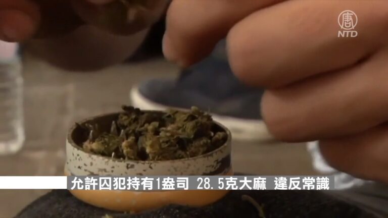 加州高院推翻判決 禁囚犯持有娛樂大麻