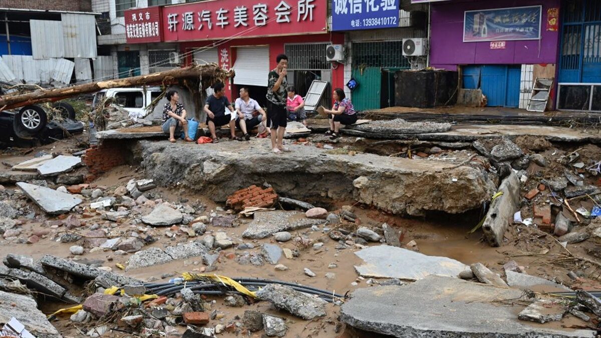 【禁闻】洪灾过后 郑州满目疮痍 灾民重建靠自救
