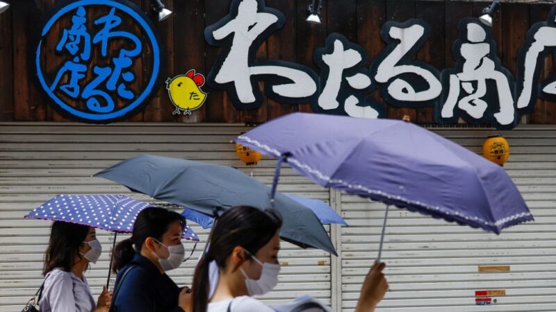 日本關東遇焚風上看40度 盧碧轉低氣壓引暴雨