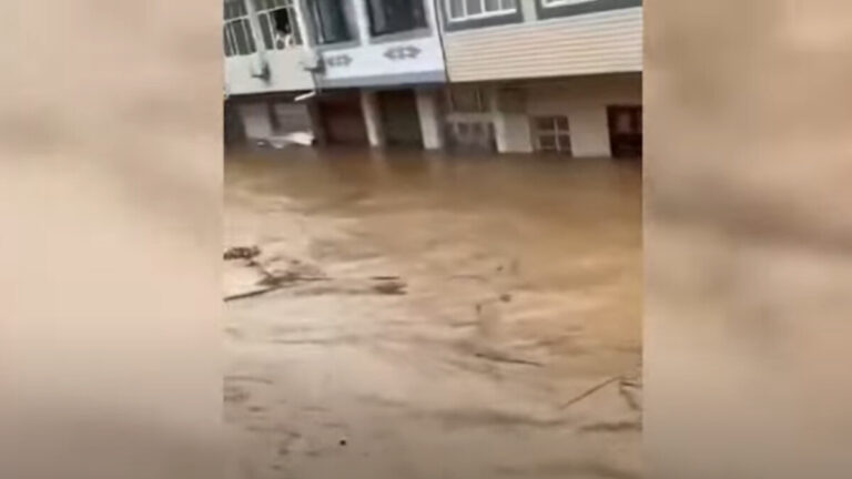 湖北暴雨 柳林鎮水淹二樓 居民斷訊急求助