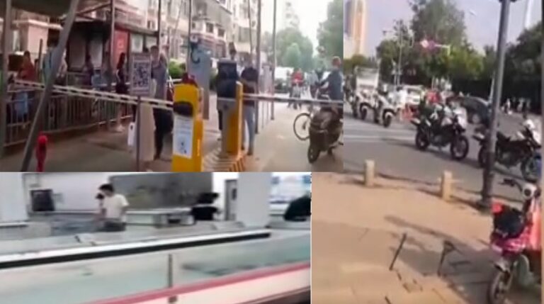 武漢疫情再起 多個小區封管 市民搶購物品