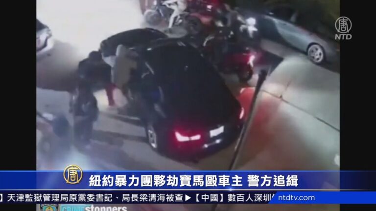 紐約暴力團伙劫寶馬毆車主 警方追緝