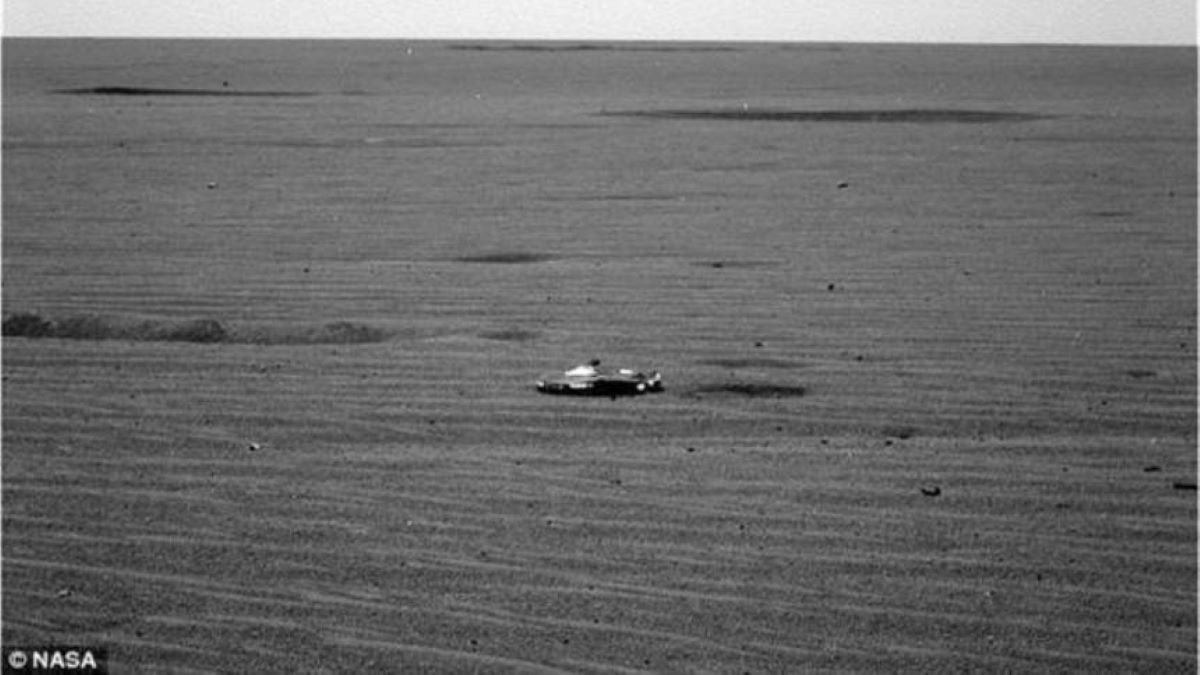 NASA竟然在火星上發現UFO(NASA)