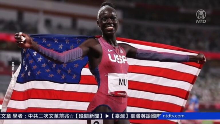 新澤西首府遊行 慶祝奧運金牌得主返鄉