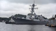 加入第七艦隊 美神盾驅逐艦杜威號抵日本