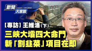 【新聞大家談】王維洛：三峽大壩四大命門 新「割韭菜」項目在即（下）