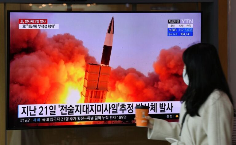 中韓外長會面 朝鮮試射彈道飛彈落入日本海