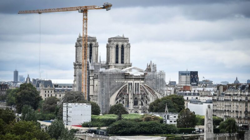 巴黎聖母院完成結構鞏固工程 2024年可望重開