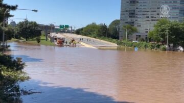 風暴「艾達」肆虐美國費城 洪水淹沒高速路