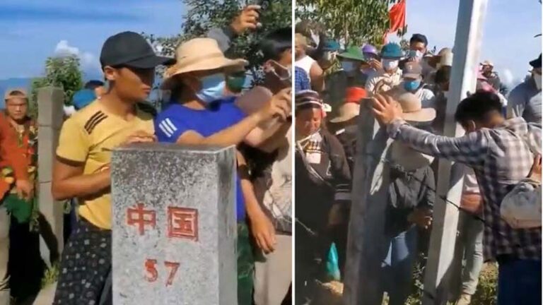 中共修邊境牆通電防偷渡 越南邊民強拆鐵絲網